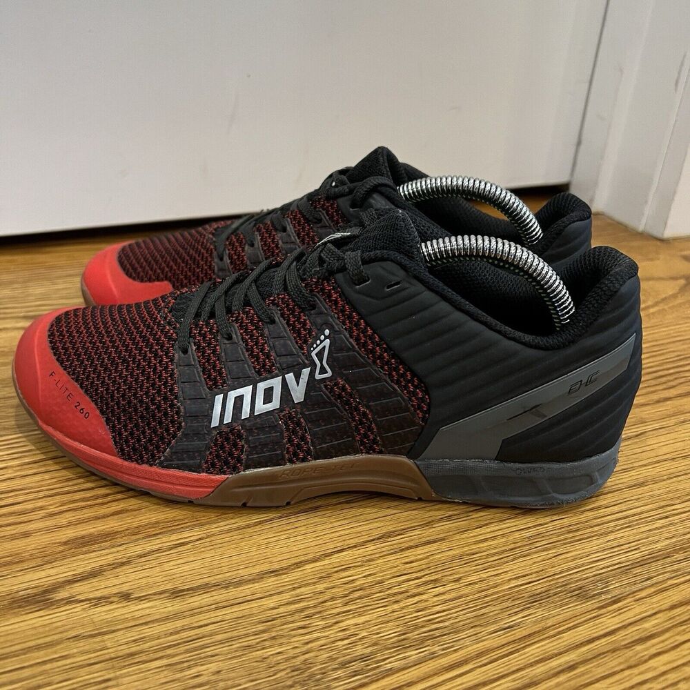 Inov-8 F-Lite 260 v2 Knit Mens Size 8 / Womens Size 9.5 Red Black Very Good Cond